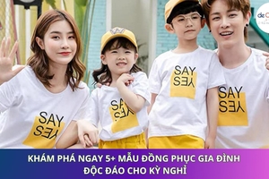 Khám phá ngay 5+ mẫu đồng phục gia đình độc đáo cho kỳ nghỉ